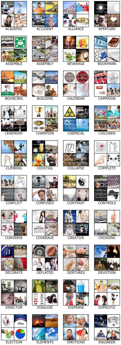 4 pics 8 letters|8 letter answers .